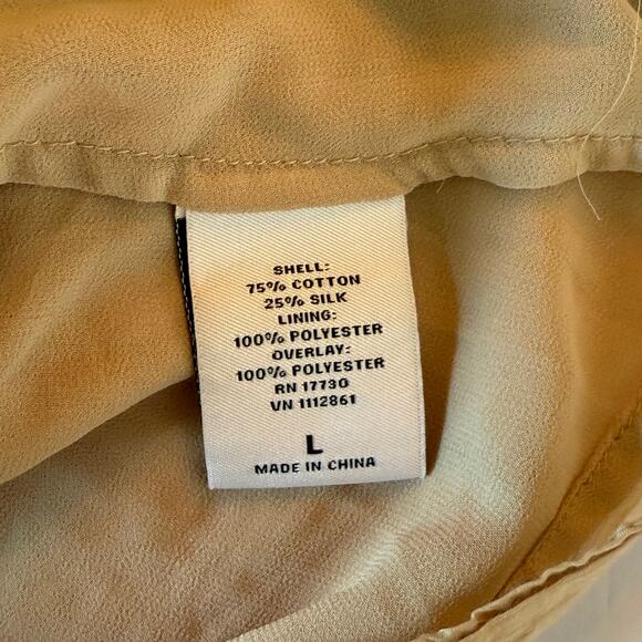 Lela Rose x Neiman Marcus for Target Tank Top L | Silk Floral Crochet Overlay - Picture 5 of 9